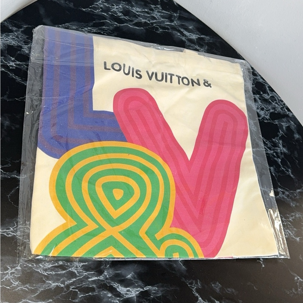 Lot of 3 LOUIS VUITTON Limited Edition Canvas Eco Tote Bags Shinsen Exhibit NEW - Picture 6 of 12